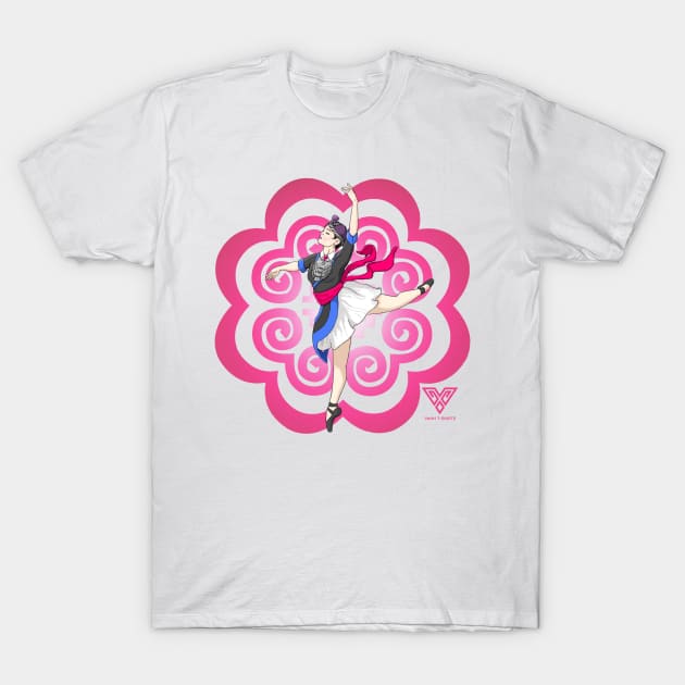 Hmong Girl Dancer PINK T-Shirt by VANH